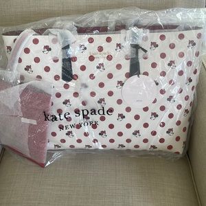 Kate Spade Disney Large Tote with Wallet